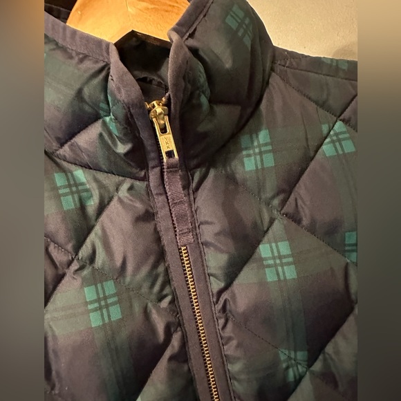 JCREW FACTORY BLACK WATCH PLAID VEST SZ SMALL - Picture 4 of 7
